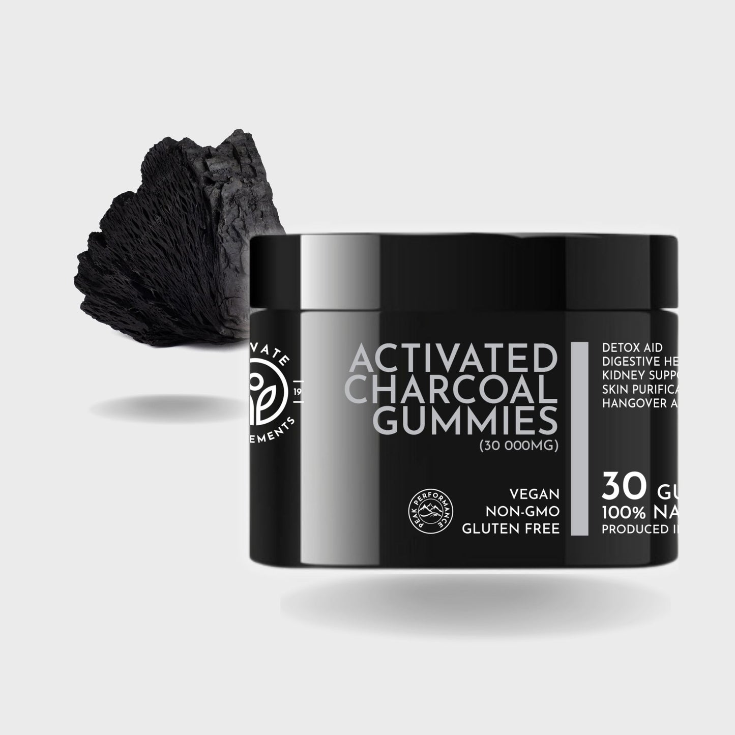 Activated Charcoal Gummies - Elevate Supplements